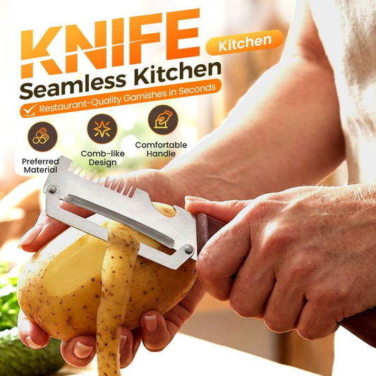 2 in 1 Multifunctional Vegetable Peeler | مقشرة الخضروات متعددة الاستخدامات