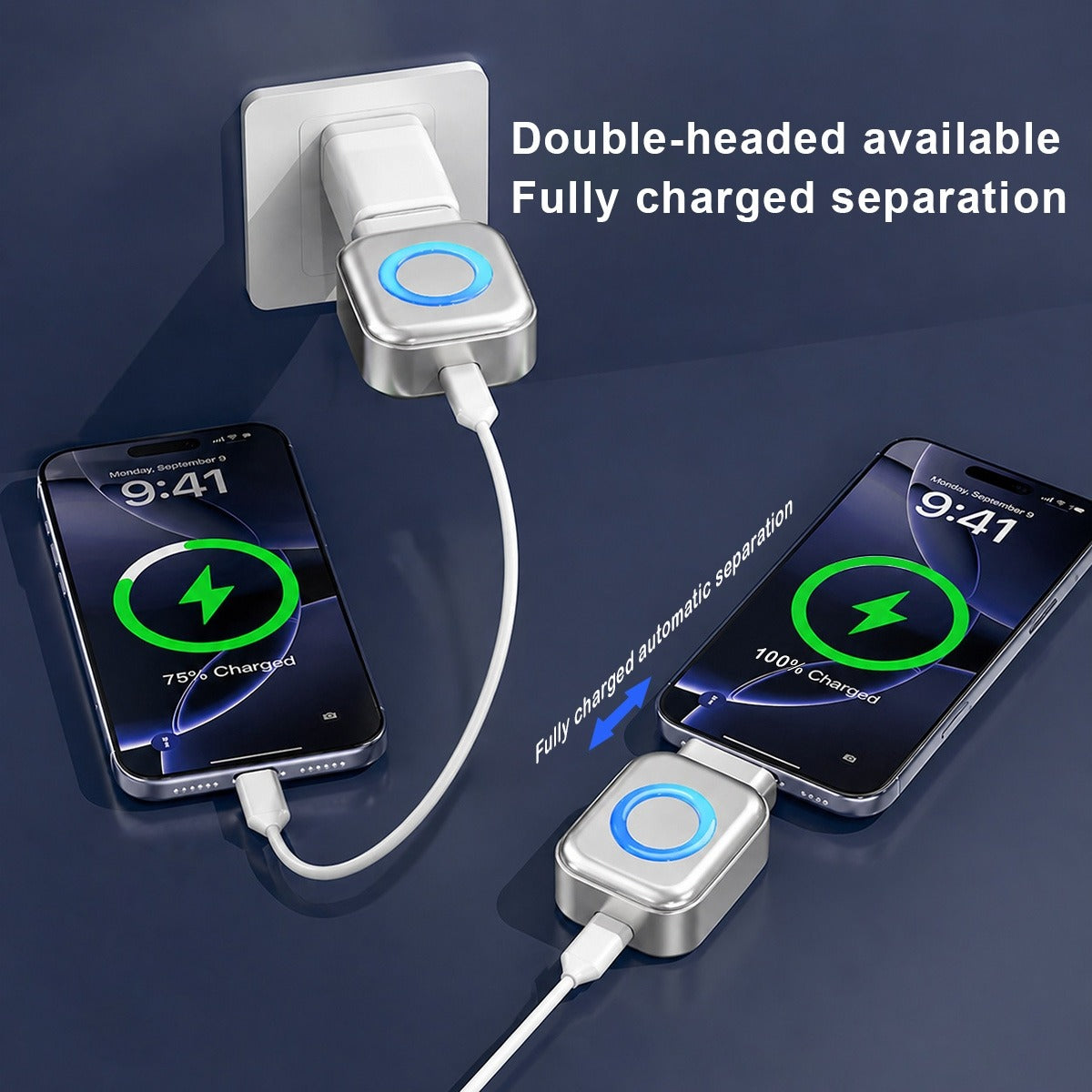 Auto Eject Charging Adapter | محول شحن USB-C بفصل تلقائي ذكي